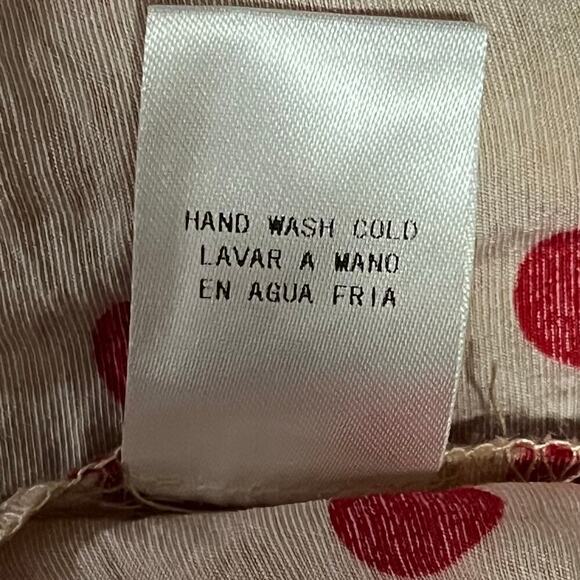 Ellison Womens Polka Dot Tassel Blouse Size Large - Picture 11 of 12